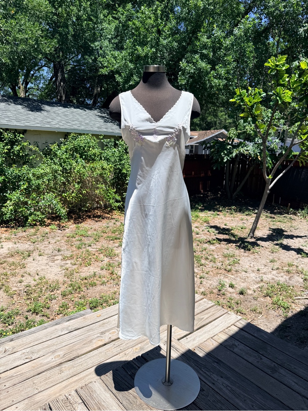 Vintage 90s 2000s Val Mode Lingerie Slip Dress